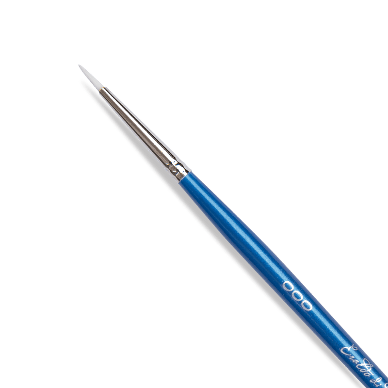 Dark Slate Blue Eraldo di Paolo Round brush 3/0 Paint Brushes
