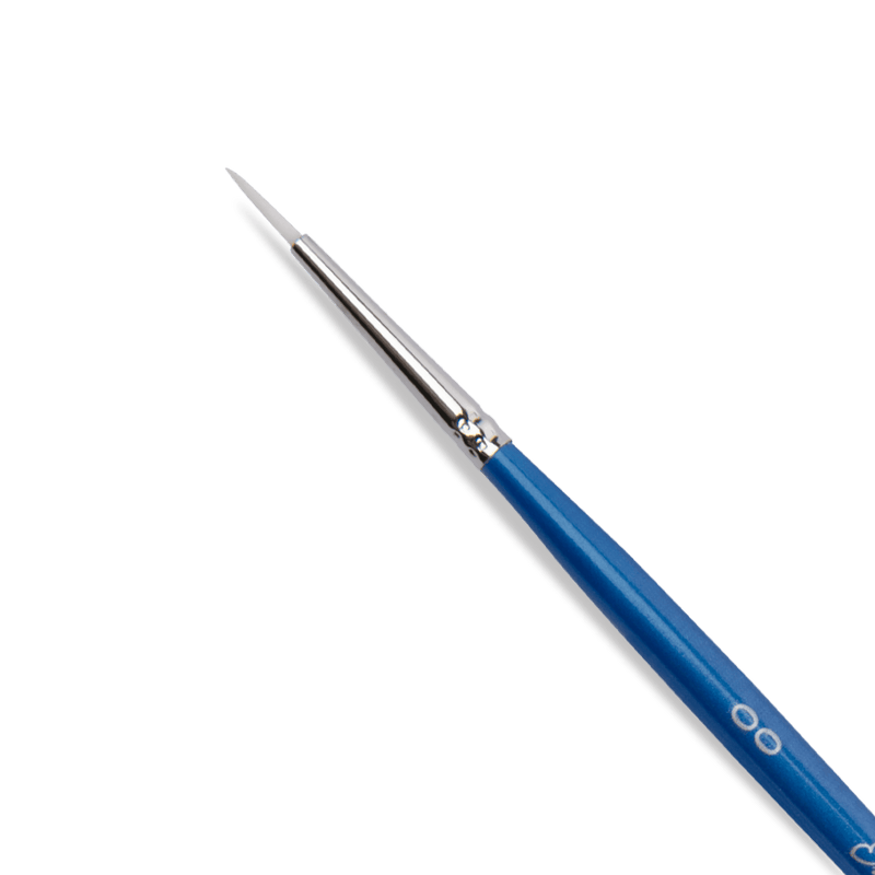 Dark Slate Blue Eraldo di Paolo Round brush 2/0 Paint Brushes