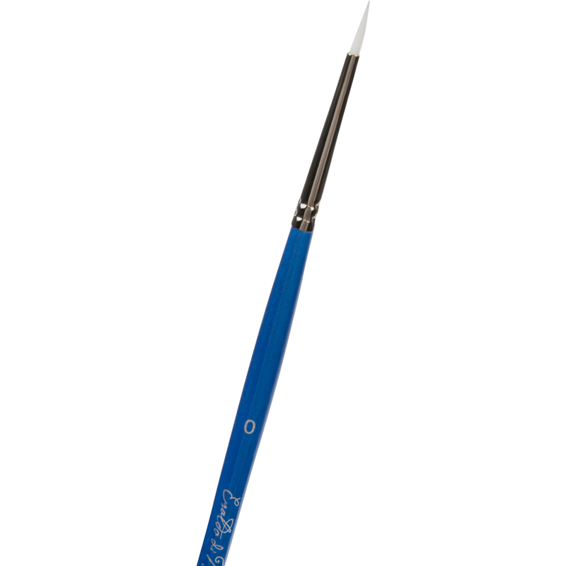 Dark Slate Blue Eraldo di Paolo Round brush 0 Paint Brushes