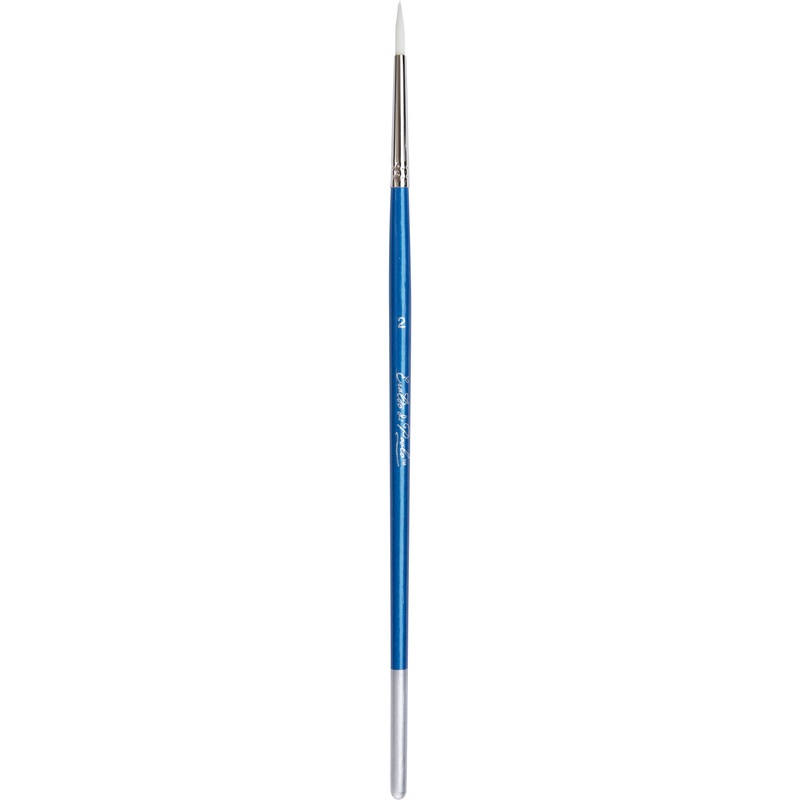 Steel Blue Eraldo di Paolo Round brush 2 Paint Brushes