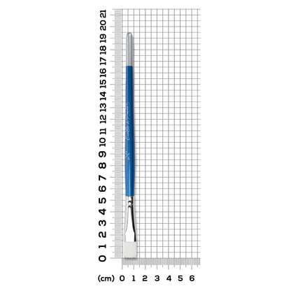 Light Slate Gray Eraldo di Paolo Flat brush 1/2in Paint Brushes
