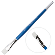 Light Gray Eraldo di Paolo Flat brush 1/2in Paint Brushes
