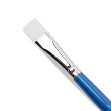 Light Gray Eraldo di Paolo Flat brush 1/2in Paint Brushes