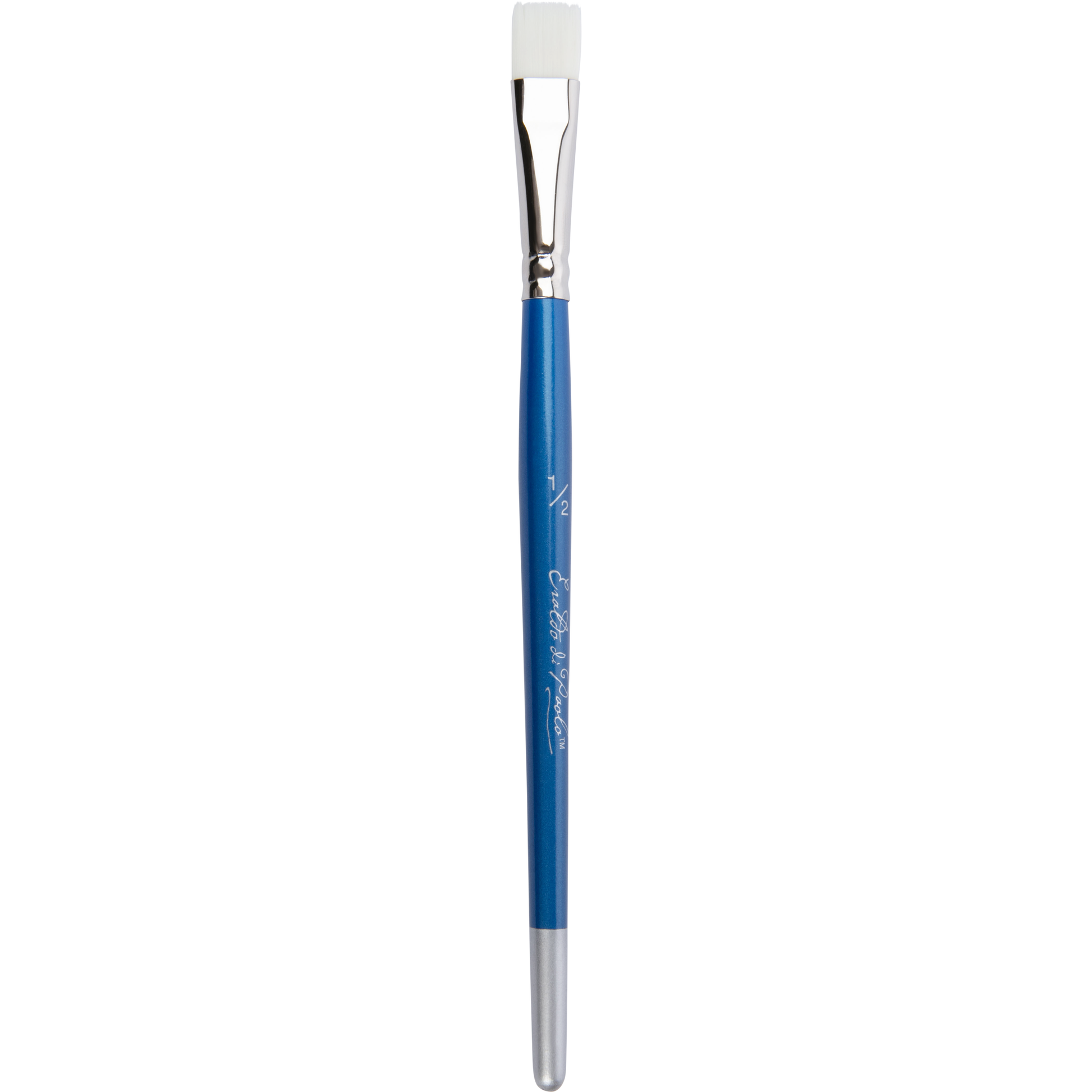 Dark Slate Blue Eraldo di Paolo Flat brush 1/2in Paint Brushes