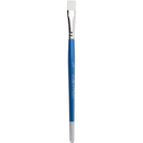 Dark Slate Blue Eraldo di Paolo Flat brush 1/2in Paint Brushes