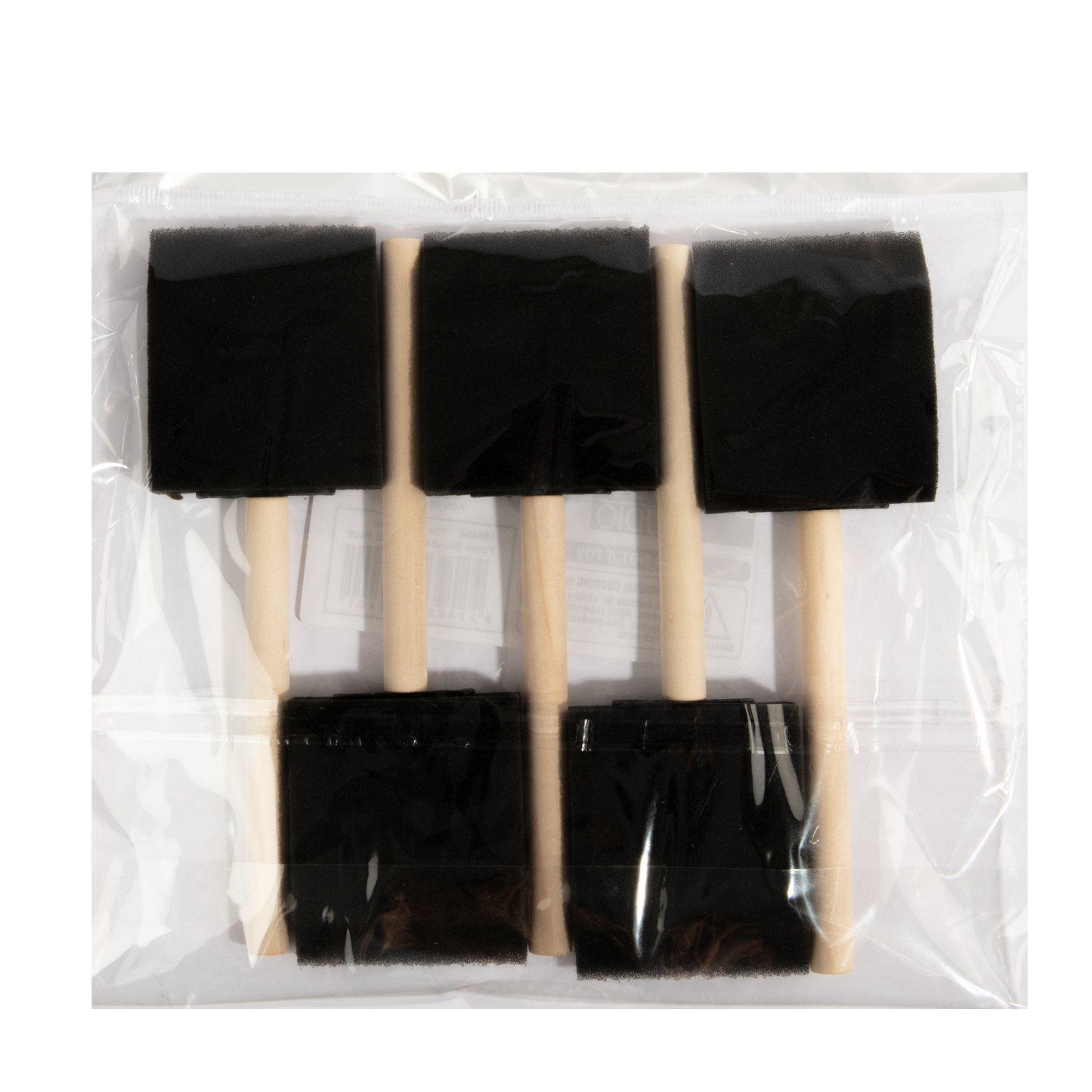 Light Gray The Art Studio Foam Brushes-50mm (5 Piece) Foam Brushes and Sponges