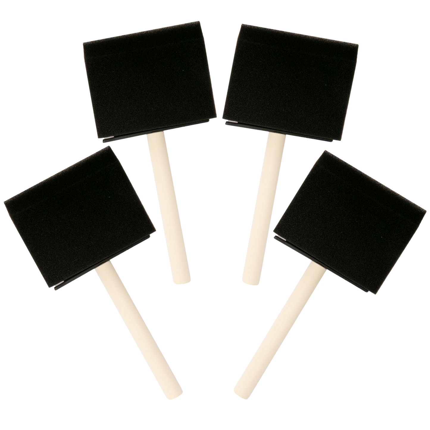 Antique White The Art Studio Foam Brushes-75mm (4 Piece) Paint Brushes