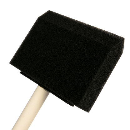 Black The Art Studio Foam Brushes 100mm (4 Pack) Foam Brushes and Sponges