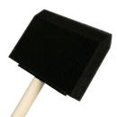 Black The Art Studio Foam Brushes 100mm (4 Pack) Foam Brushes and Sponges