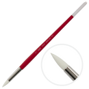 Gray Artist First Choice Taklon Long Handle Round Brush Size 6 Brushes