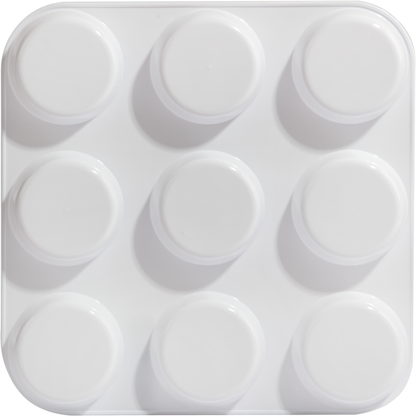 Lavender Tim & Tess Plastic 9 Well Muffin Tray Palette #N/A