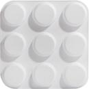 Lavender Tim & Tess Plastic 9 Well Muffin Tray Palette