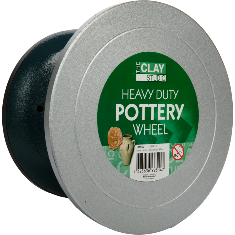 Dark Gray The Clay Studio Heavy Duty 18cm Pottery Wheel Modelling and Casting Supplies