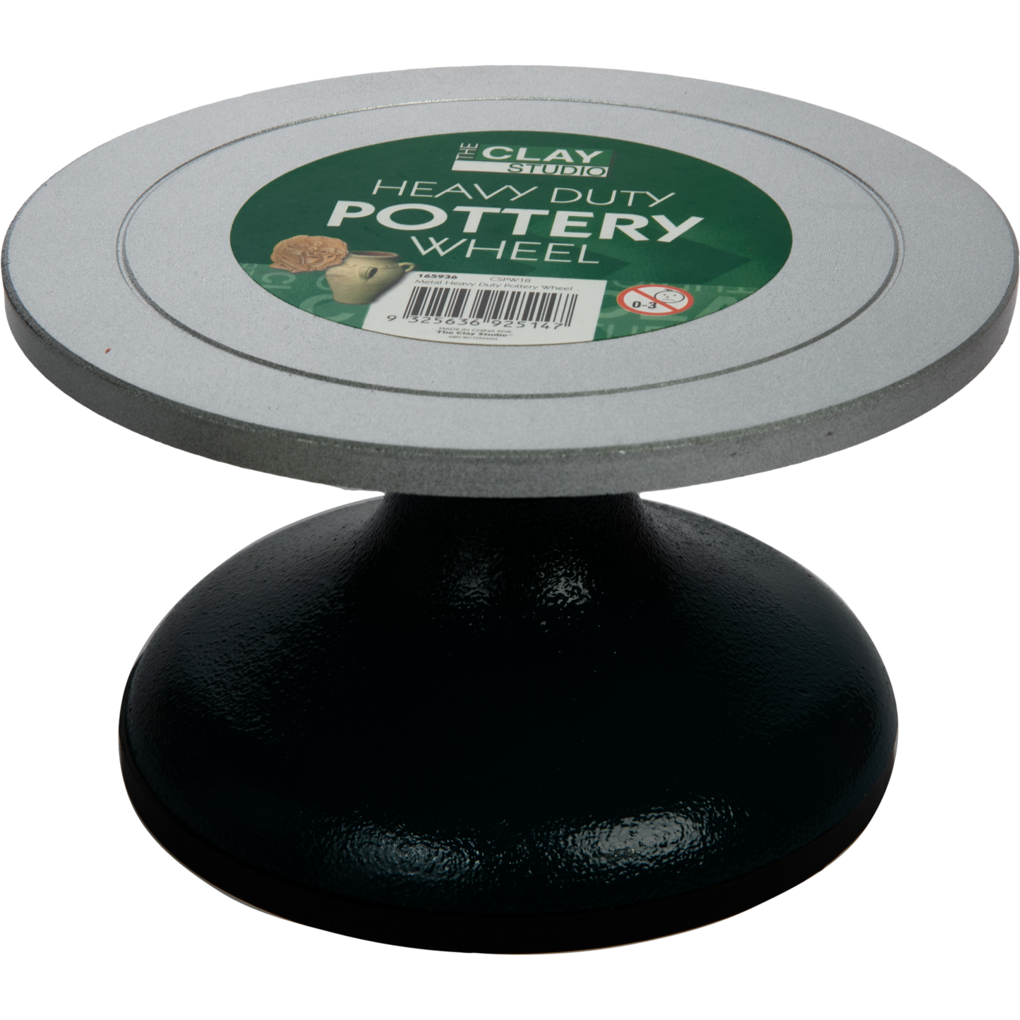 Black The Clay Studio Heavy Duty 18cm Pottery Wheel Modelling Tools & Accessories