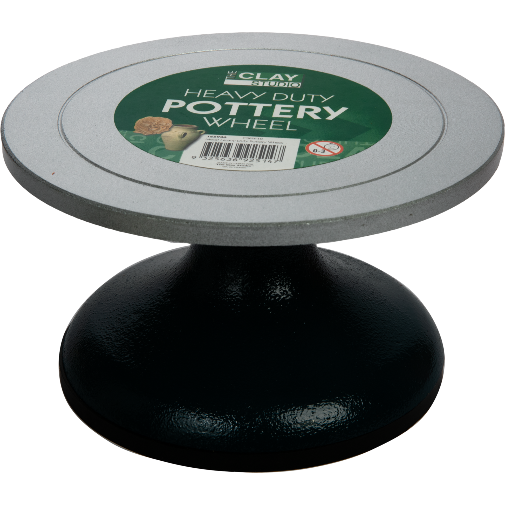 Black The Clay Studio Heavy Duty 18cm Pottery Wheel Modelling Tools & Accessories