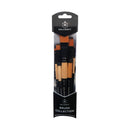 Rosy Brown Holcroft Taklon Multi Media Brushes Gold Smoke 5 Piece Brushes