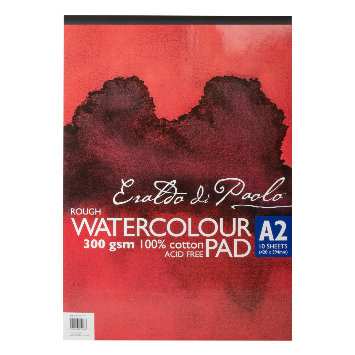 Saddle Brown Eraldo di Paolo Watercolour Pad A2 Rough 300gsm 10 sheets Pads