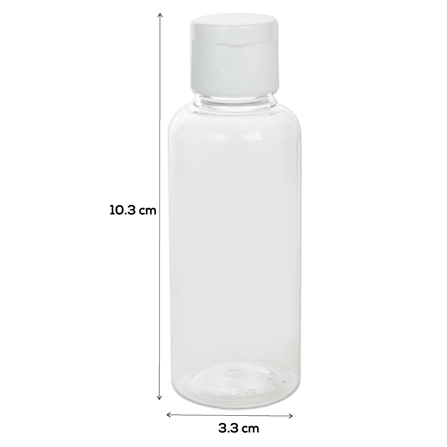 Lavender Clear Bottle 3 Piece Pack 70ml Craft Storage