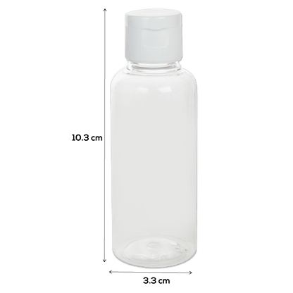 Lavender Clear Bottle 3 Piece Pack 70ml Craft Storage
