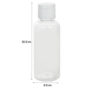 Lavender Clear Bottle 3 Piece Pack 70ml Craft Storage