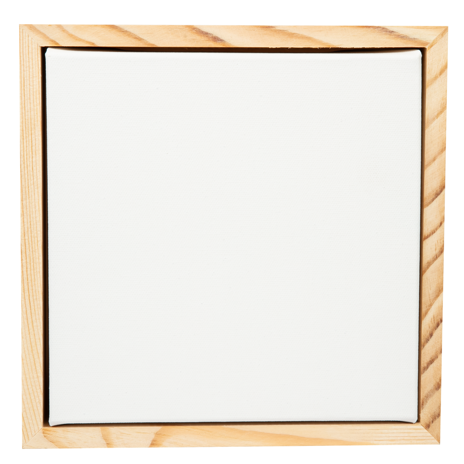 Beige 8 x 8 Inches Eraldo di Paolo Stretched Canvas with Wood Frame Thin Bar Stretched Canvas