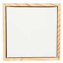 Beige 8 x 8 Inches Eraldo di Paolo Stretched Canvas with Wood Frame Thin Bar Stretched Canvas