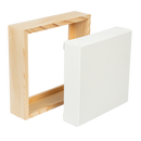 Antique White 8 x 8 Inches Eraldo di Paolo Stretched Canvas with Wood Frame Thin Bar Stretched Canvas