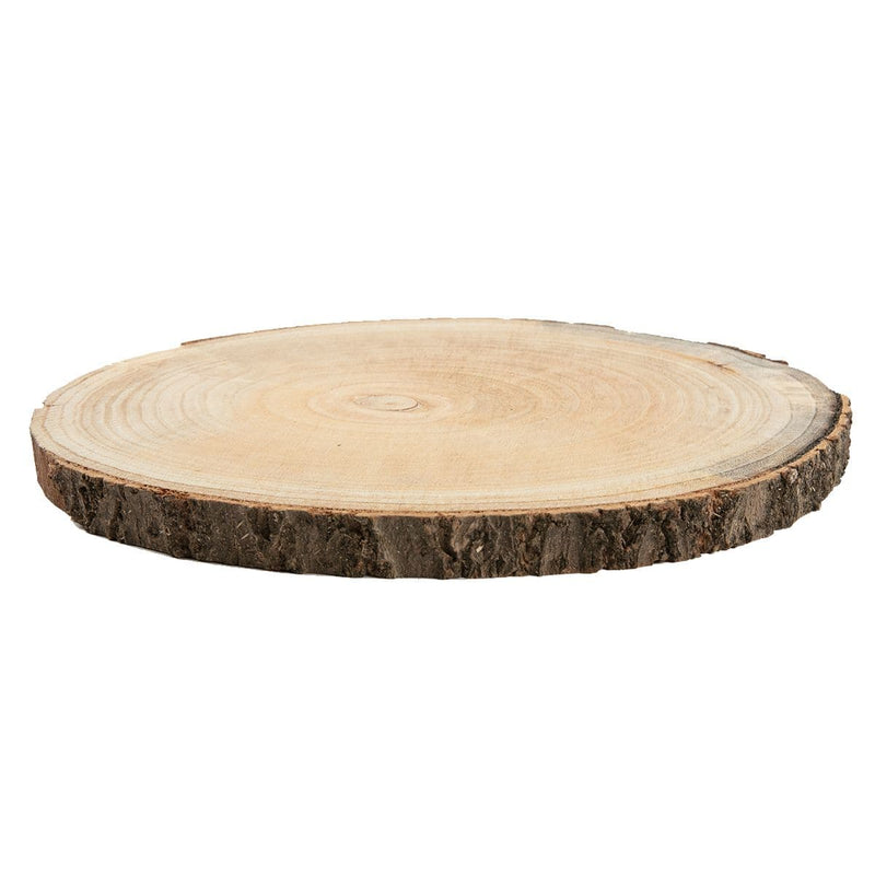 Wheat Round Wood Slice 28-32cm diameter x 2cm thick Objects