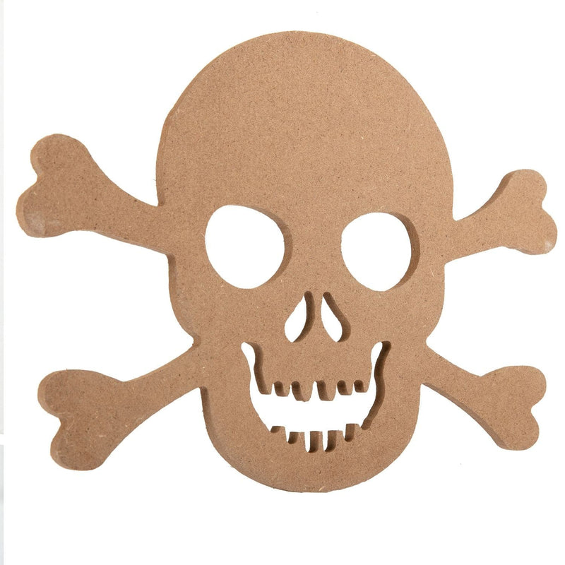 Rosy Brown Tim & Tess Decorate Your Own MDF Skull Kids Wood Craft