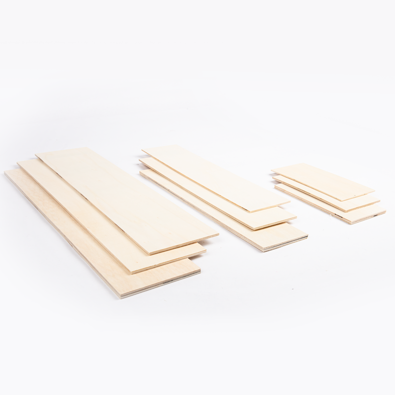 Antique White Hobbyline Assorted Size Plywood Pack- 9 sheets Craft Basics