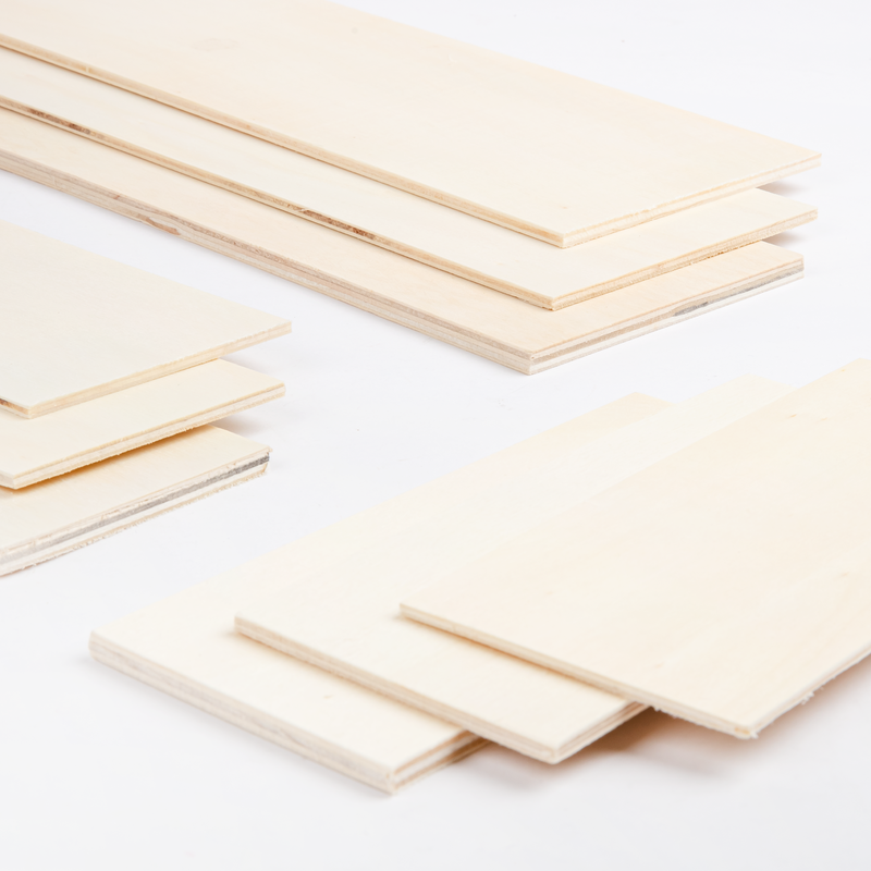 Seashell Hobbyline Assorted Size Plywood Pack- 9 sheets Craft Basics