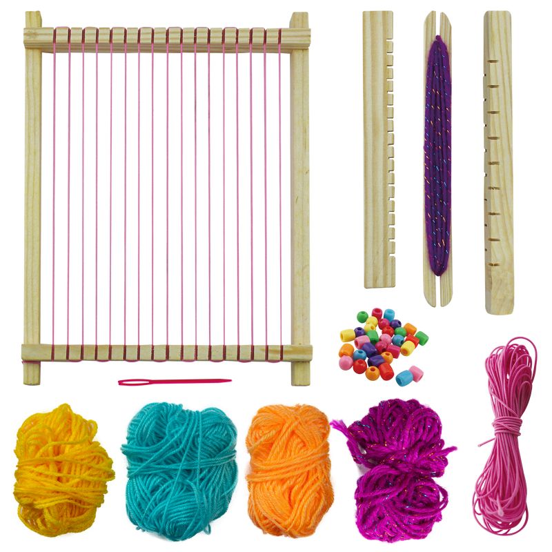 Tan Art Star Wooden Loom Weaving Activity Kit Kids Craft Kits