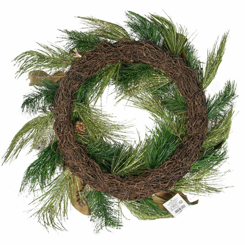 Dark Olive Green Copperlane Wreath 60cm Christmas