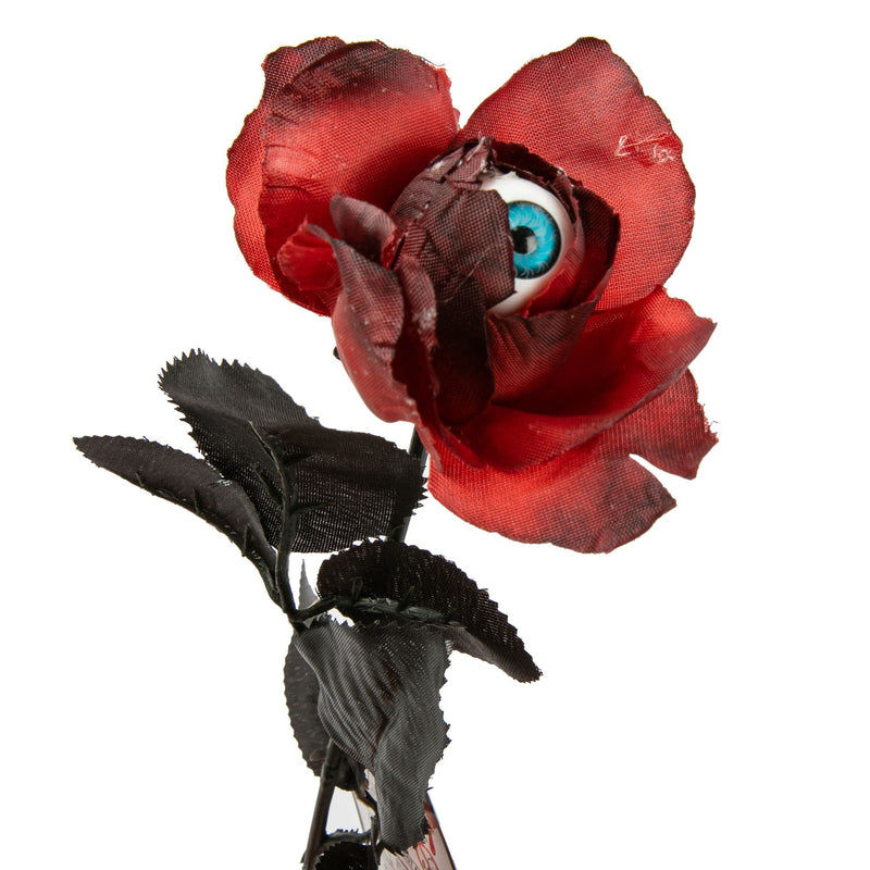 Brown Art Star Halloween Red Rose with Eye Halloween