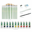 Dark Slate Gray The Art Studio Acrylic Art Set (30 Pieces) Acrylic Painting Sets