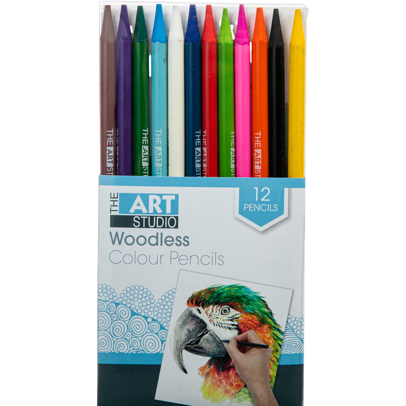Dark Slate Gray The Art Studio Woodless Colour Pencils (12 Pack) Pencils