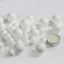 Light Gray Art Star Decofoam Balls Assorted Size 32 Pieces Polystyrene