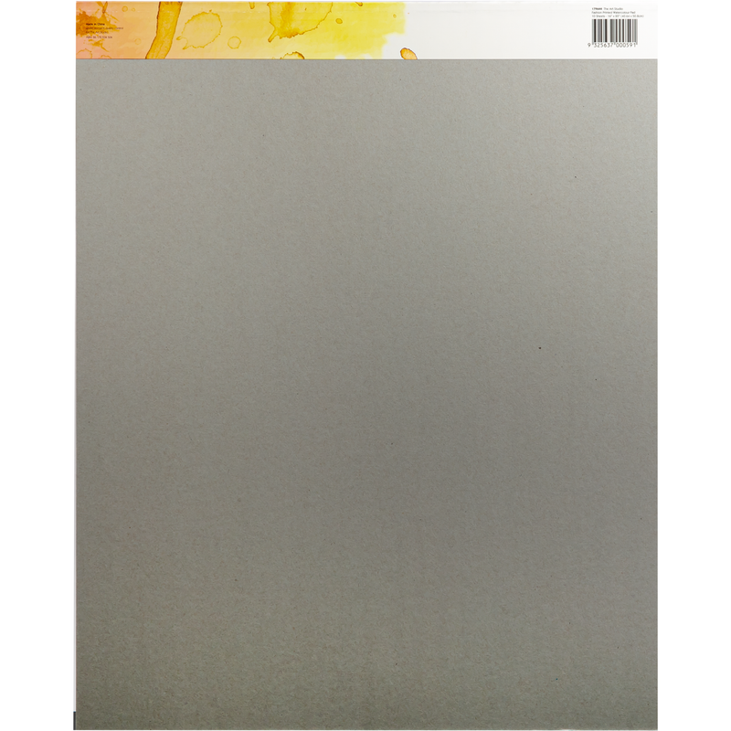 Light Slate Gray The Art Studio Printed Designs Watercolour Pad 180gsm, 40x50cm (10 Sheets) Pads