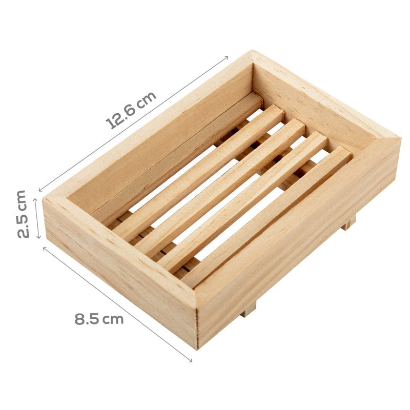 Tan Urban Crafter Pine Soap Holder Box 12.5x8.5x3cm Boxes