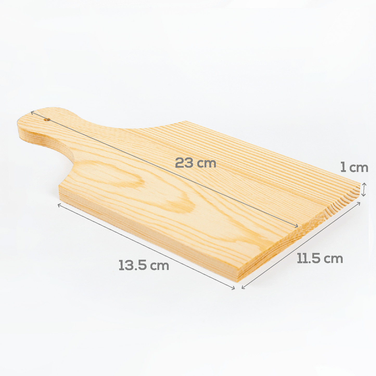 White Smoke Urban Crafter Pine Paddle Board 23x11.5x1cm Wood Crafts