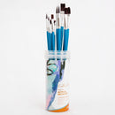 White Smoke Eraldo di Paolo Taklon Acrylic Brush Set 12 Pack Taklon and Synthetic Brushes