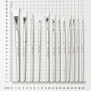 White Smoke Eraldo di Paolo Taklon Watercolour & Acrylic Brush Set 12 Pack Taklon and Synthetic Brushes