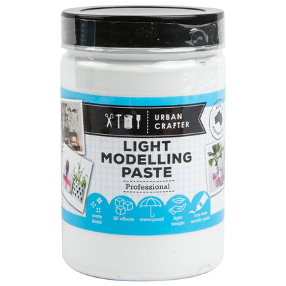 Light Sea Green Urban Crafter Professional Light Modelling Paste 250ml Acrylic Paints
