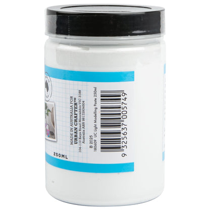 Dark Turquoise Urban Crafter Professional Light Modelling Paste 250ml Acrylic Paints
