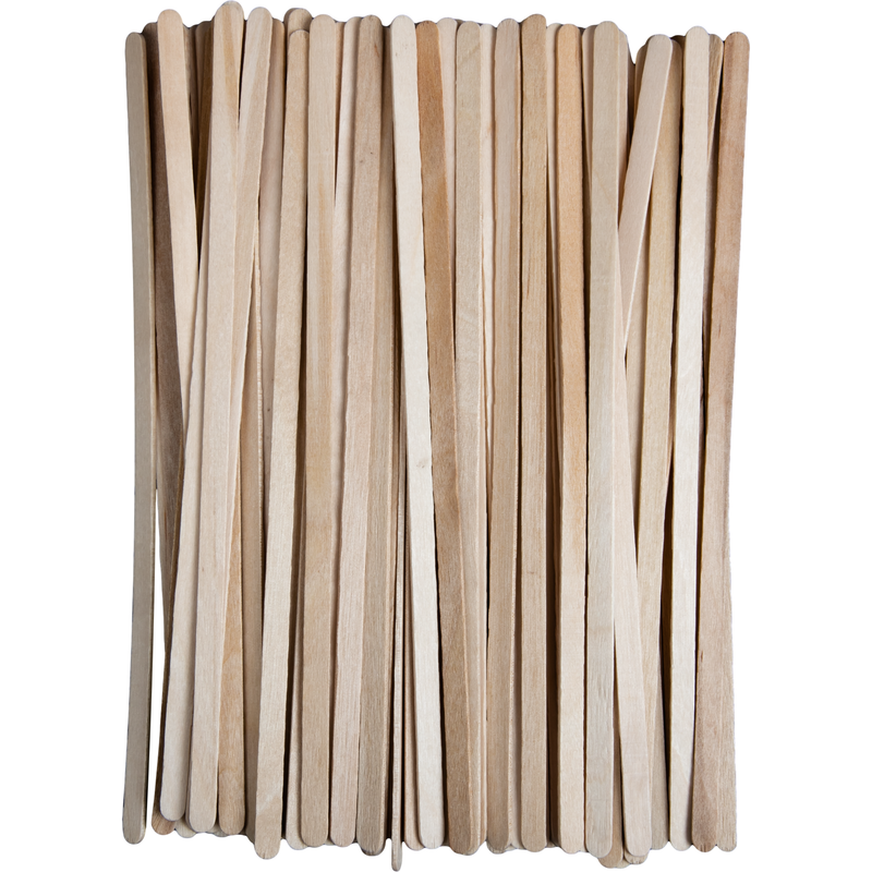 Tan Arbee Wooden Spill Sticks 190x6x1.5mm Pack of 100 Kids Wood Craft