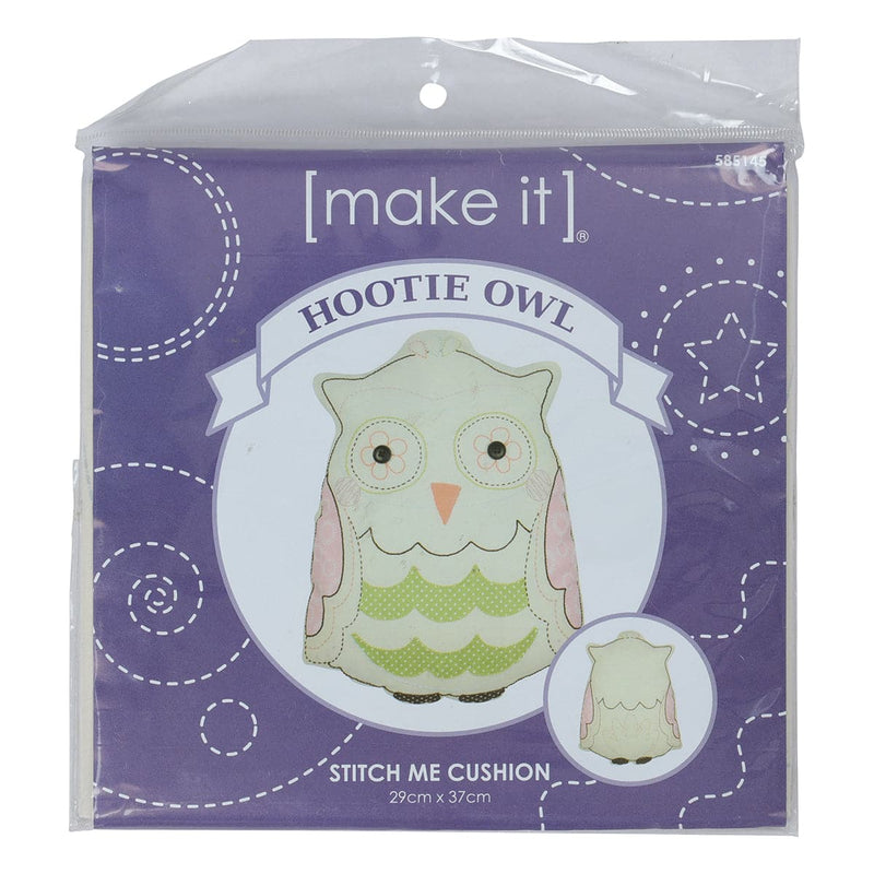 Gray Stitch Me Hootie Owl 29X37cm Needlework Kits