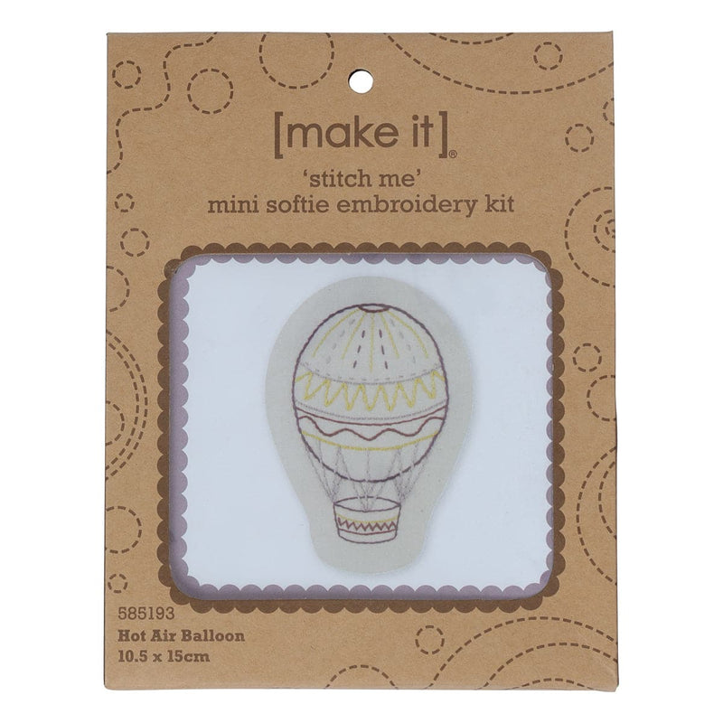 Gray Make It Mini Stitch Me Kit Air Balloon Needlework Kits