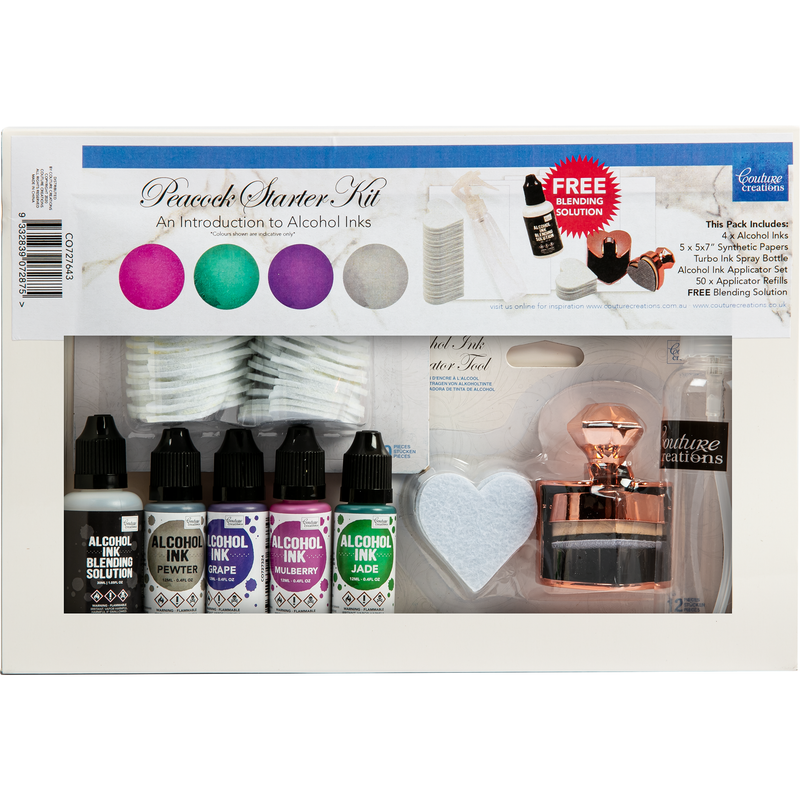 Light Gray Couture Creations Alcohol Ink   Everyday Starter Kit -  727643B Alcohol Ink
