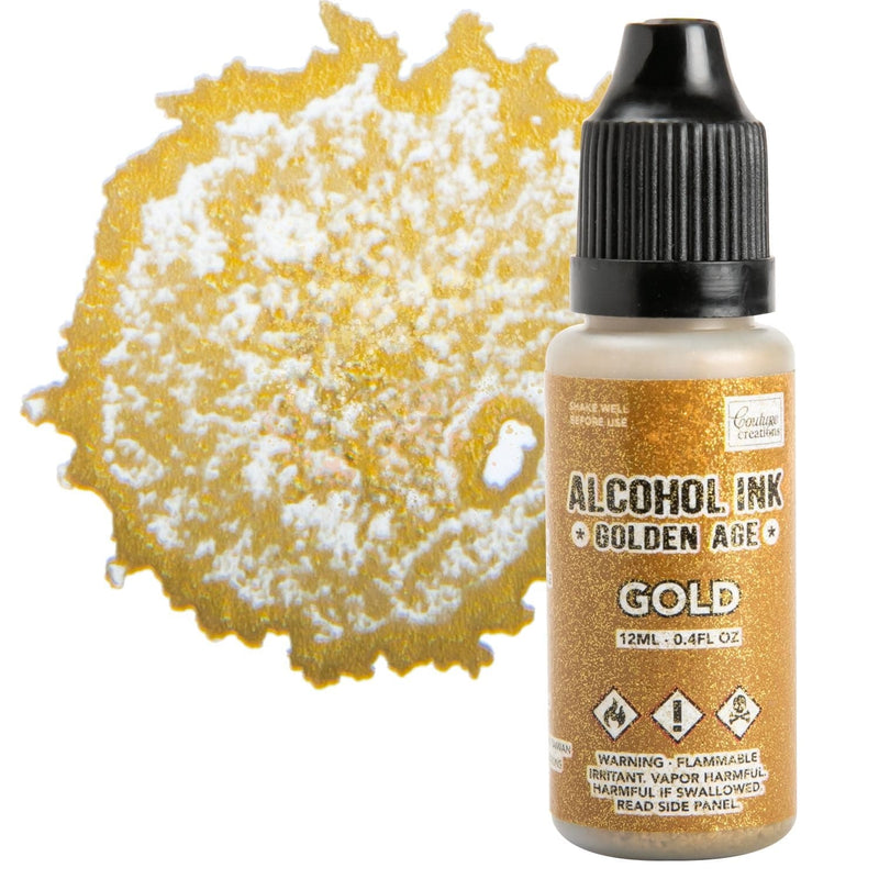 Dark Khaki Alcohol Ink Couture Creations  - Golden Age - Gold - 12ml | 0.4fl oz Alcohol Ink