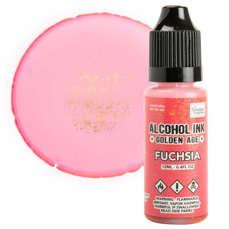 Pink Alcohol Ink Couture Creations  - Golden Age - Fuschia - 12ml | 0.4fl oz Alcohol Ink